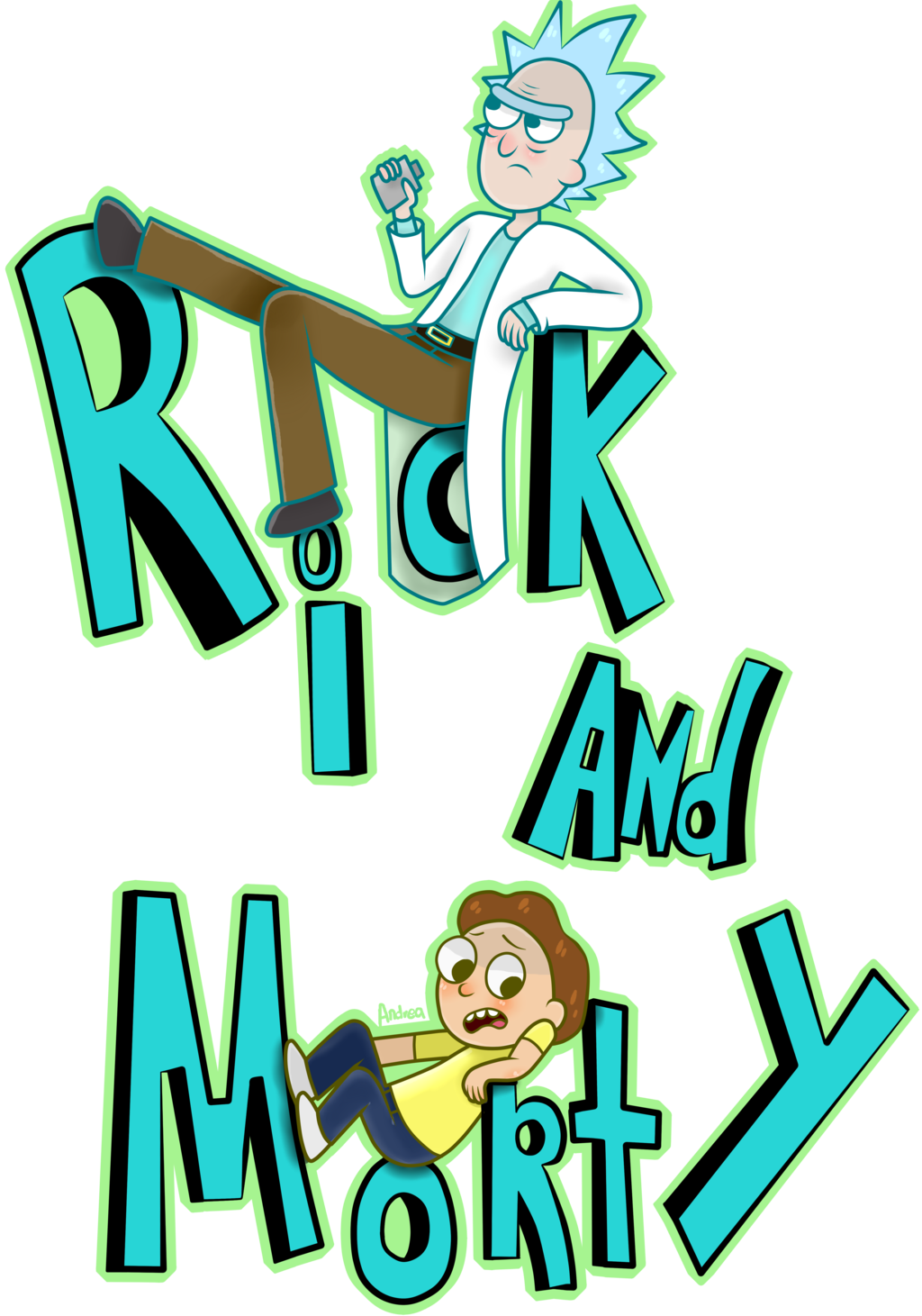 logo imagen de Rick y Morty